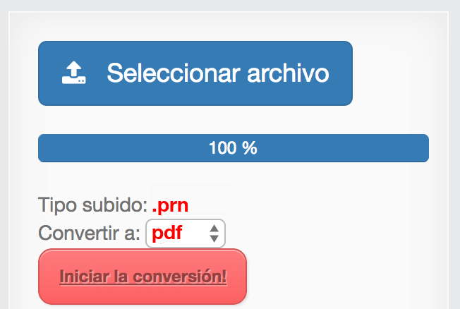 Comment convertir PRN en PDF en ligne